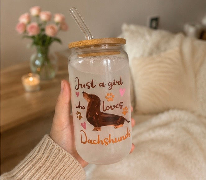 Dachshund Glass