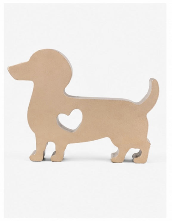 Dog Figurine in gold Finish