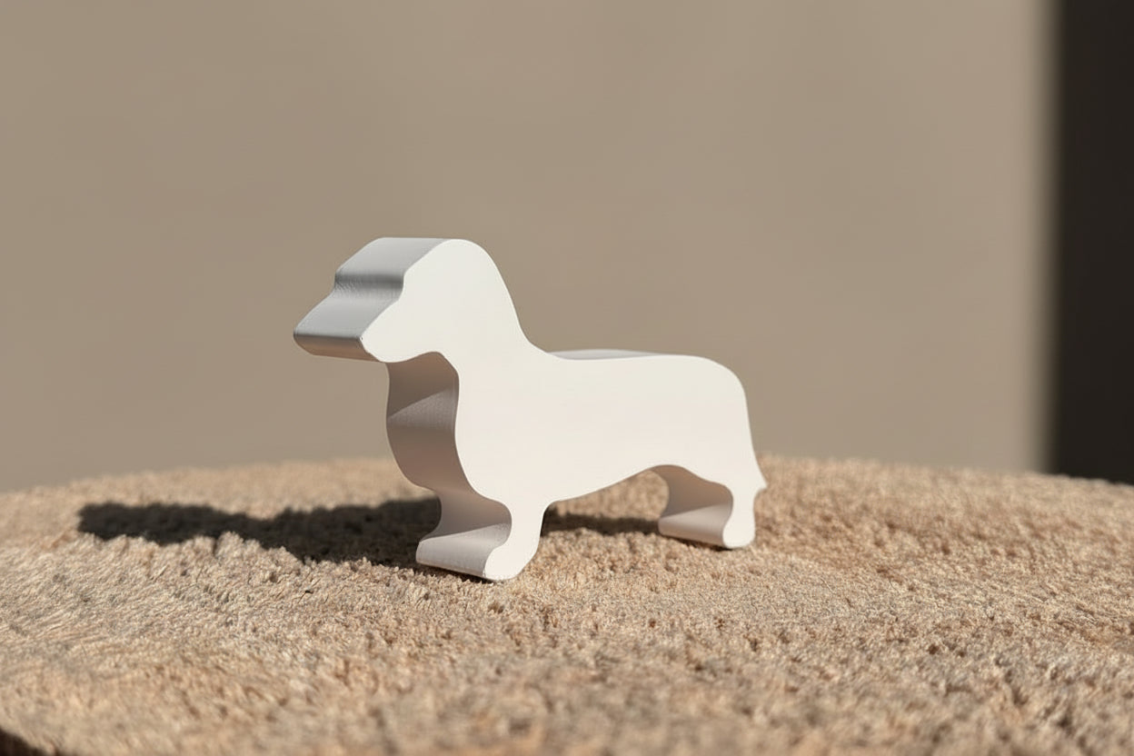 Mini dachshund figure