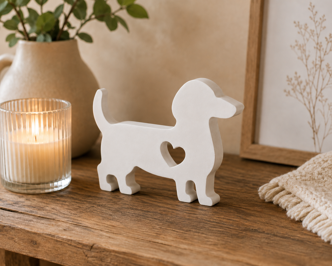 Dachshund with Heart