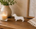 Mini dachshund figure