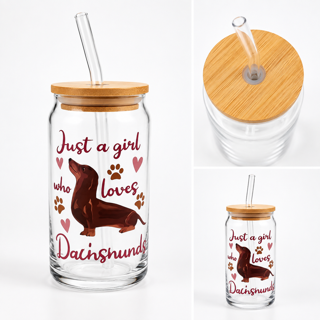Dachshund Glass